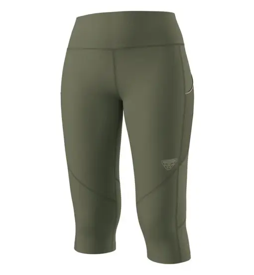 Alpine 3/4 W - pantaloni trail running - donna Green