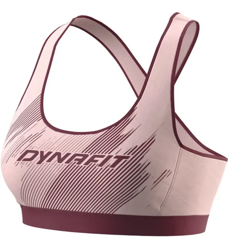 Alpine Graphic W - reggiseno sportivo alto sostegno - donna Dark Red