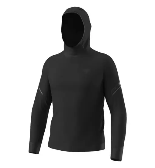 Alpine L/S Hooded - maglia a maniche lunghe - uomo Black
