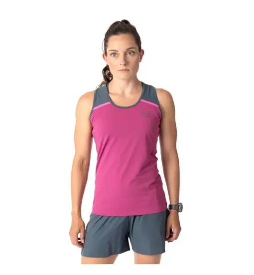 Alpine Pro - top trail running - donna Dark Pink