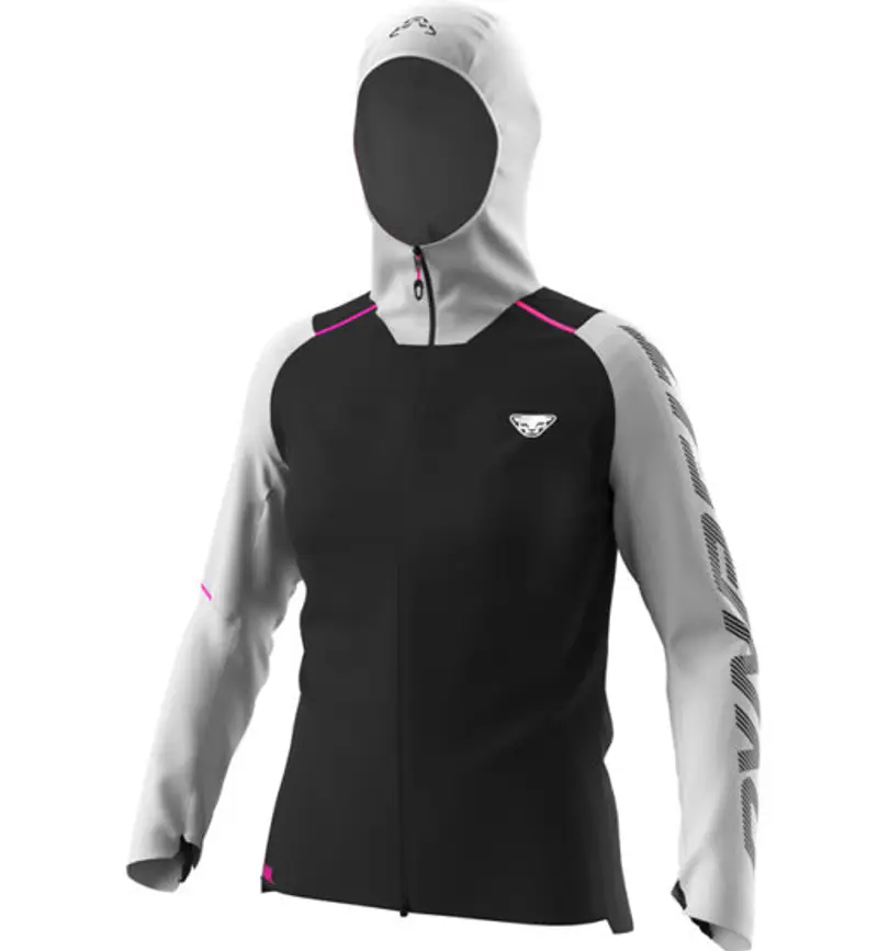 Dna Wind W - giacca trail running - donna Black