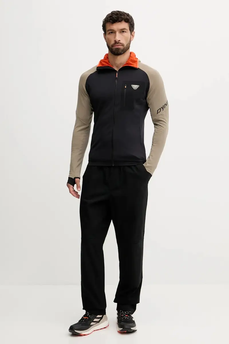 felpa da sport Radical Polartec colore verde con cappuccio 08.0000071122 Nero miniatura 2