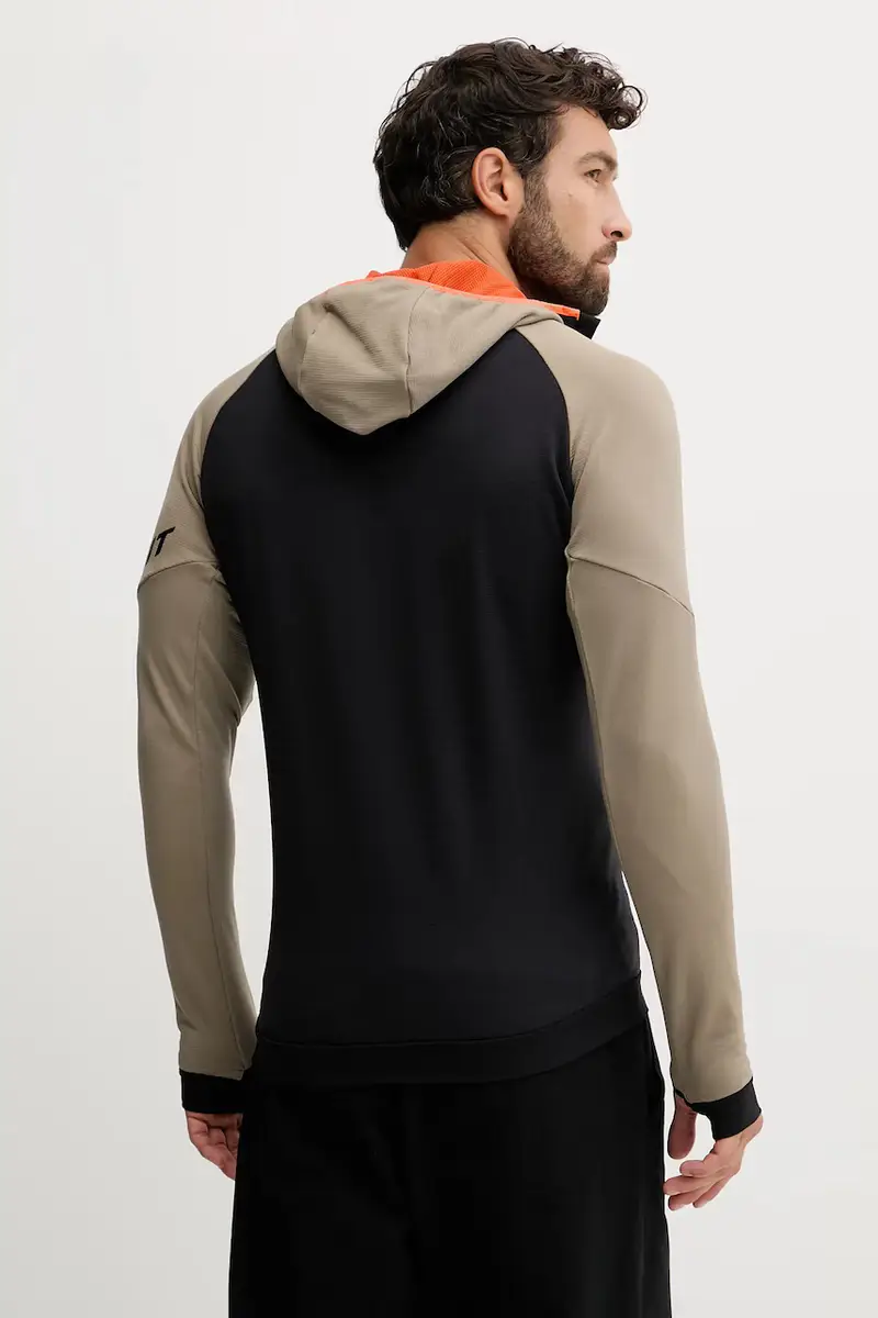 felpa da sport Radical Polartec colore verde con cappuccio 08.0000071122 Nero miniatura 3