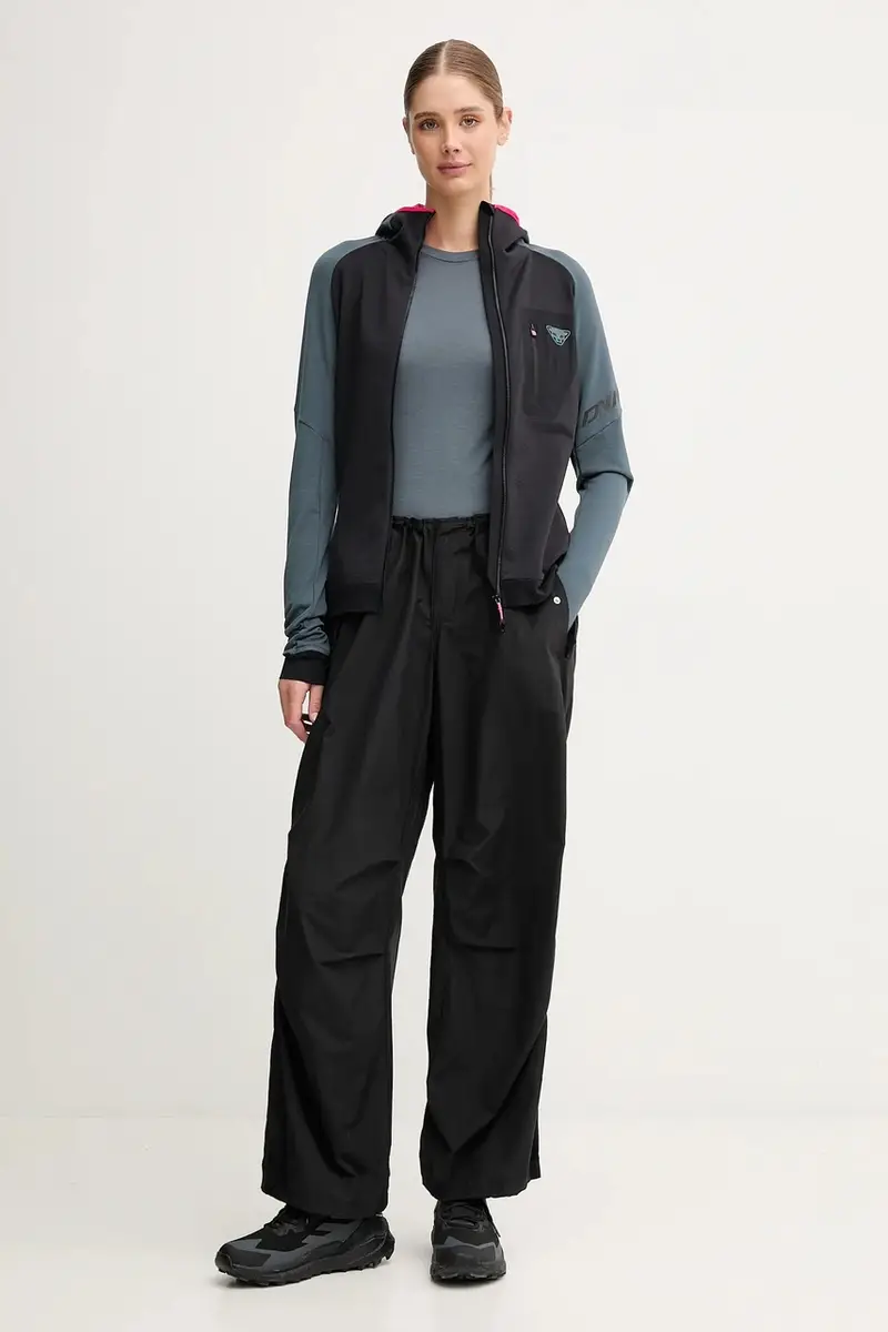 felpa da sport Radical Polartec colore verde con cappuccio 08.0000071123 Nero miniatura 2