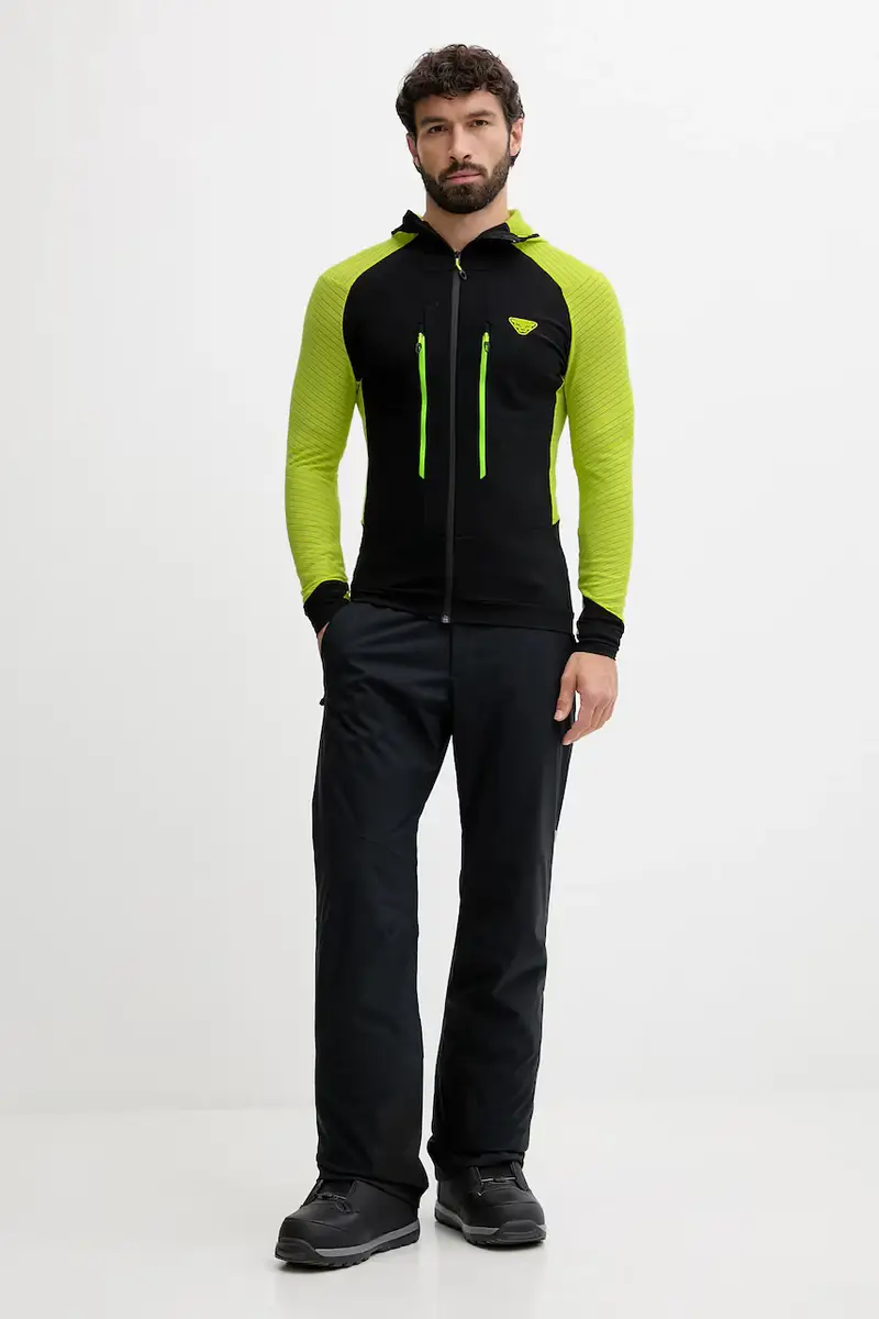 felpa outdoor Mezzalama Race uomo colore verde con cappuccio 08.0000071980 miniatura 2