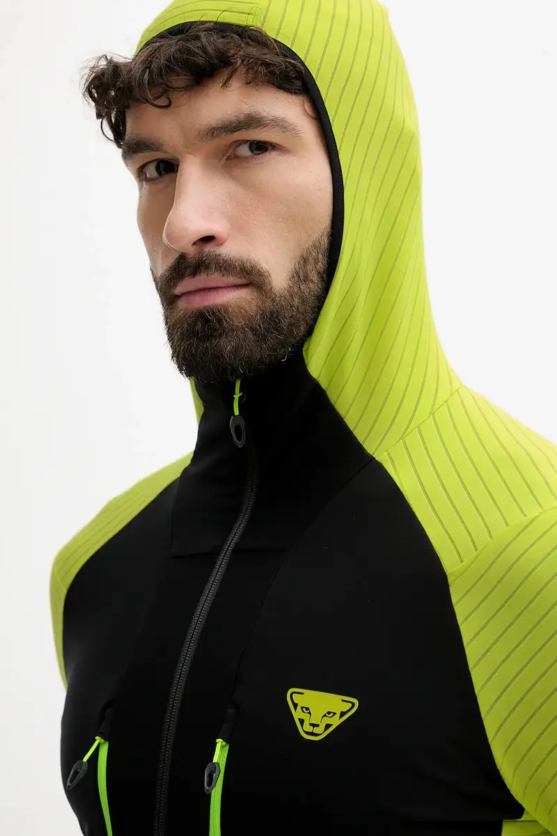 felpa outdoor Mezzalama Race uomo colore verde con cappuccio 08.0000071980 miniatura 4