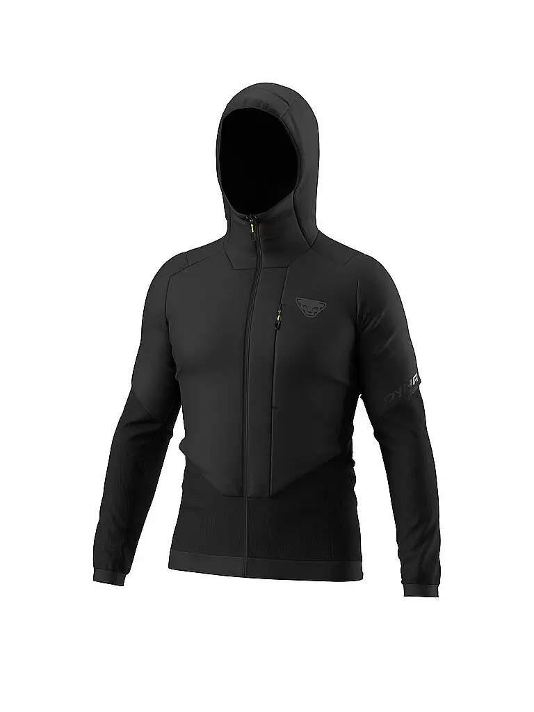 Giacca in pile da uomo Blacklight Thermal Hoodie nero | S