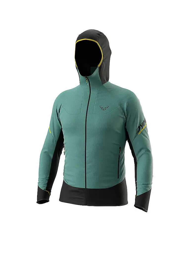 Giacca softshell da uomo Mezzalama Polartec® Alpha® con cappuccio azzurro | M
