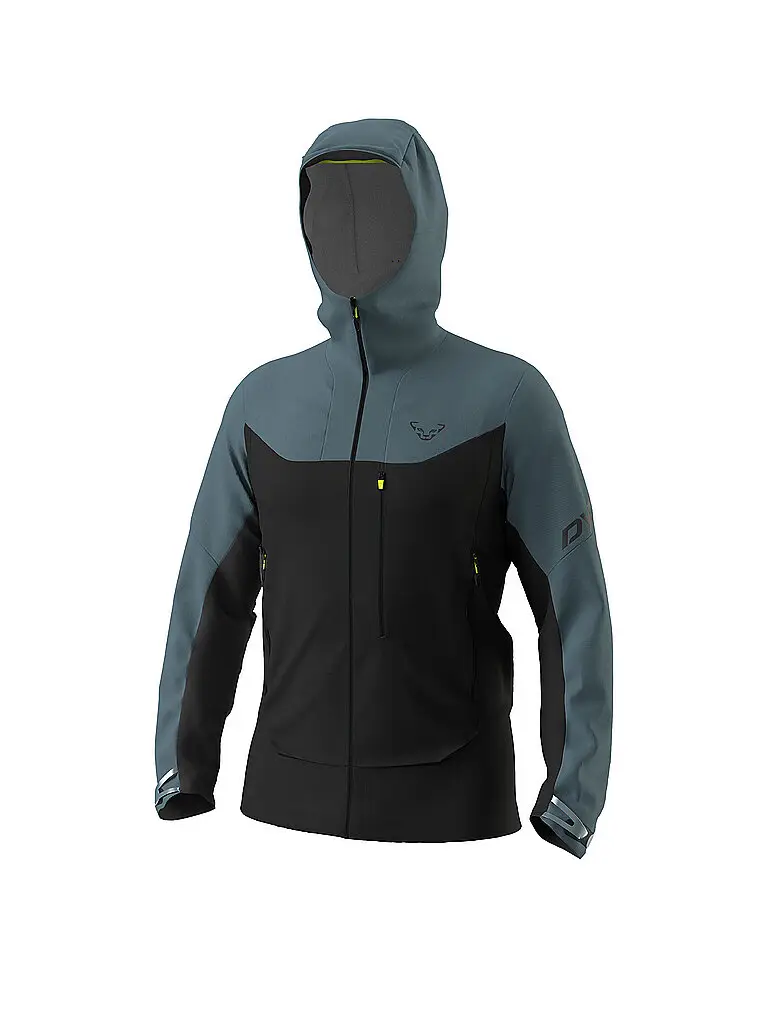 Giacca softshell da uomo per lo sci alpinismo Radical con cappuccio petrolio | S