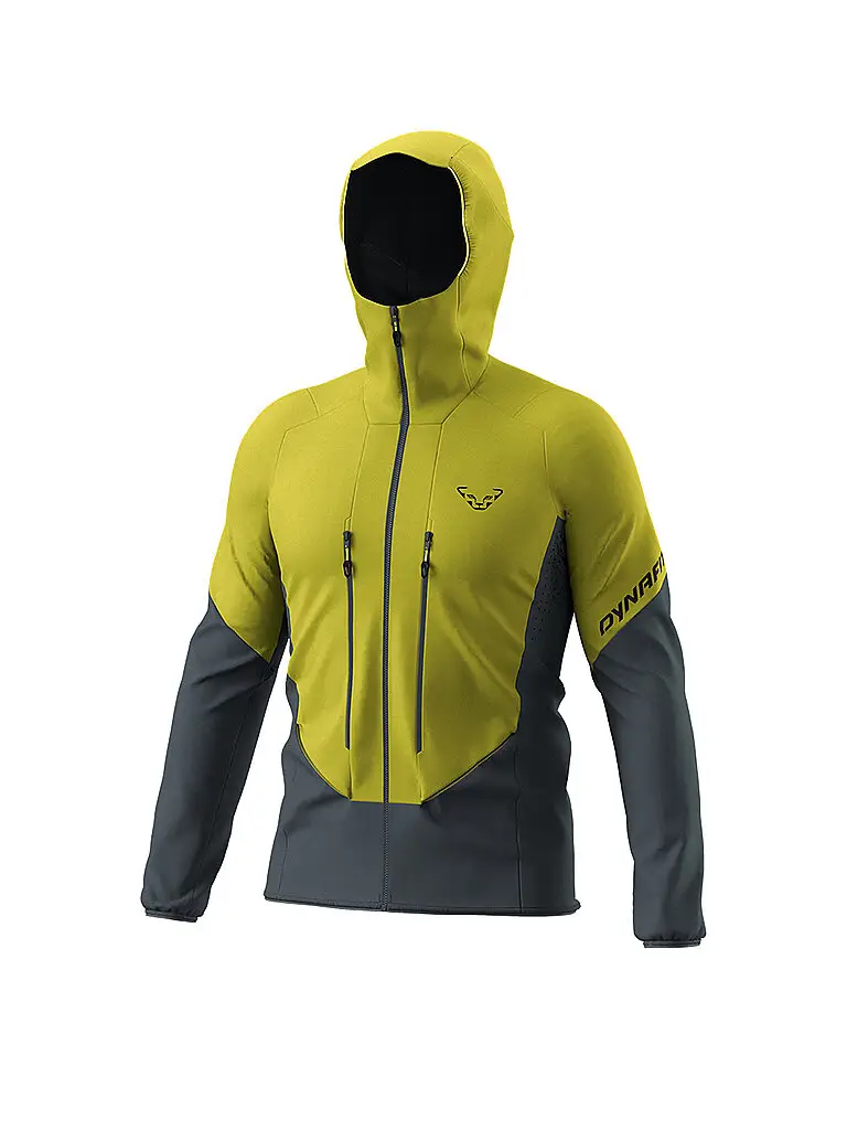 Giacca softshell da uomo per sci alpinismo Blacklight Hoodie oro | S