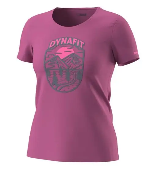 Graphic - T-Shirt - donna Dark Pink