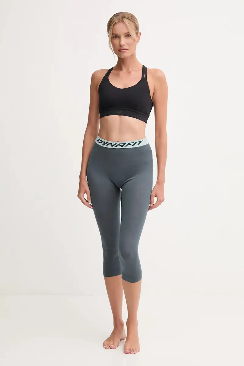 leggings funzionali Tour light Merino colore nero 08.0000071387 Turchese miniatura 2