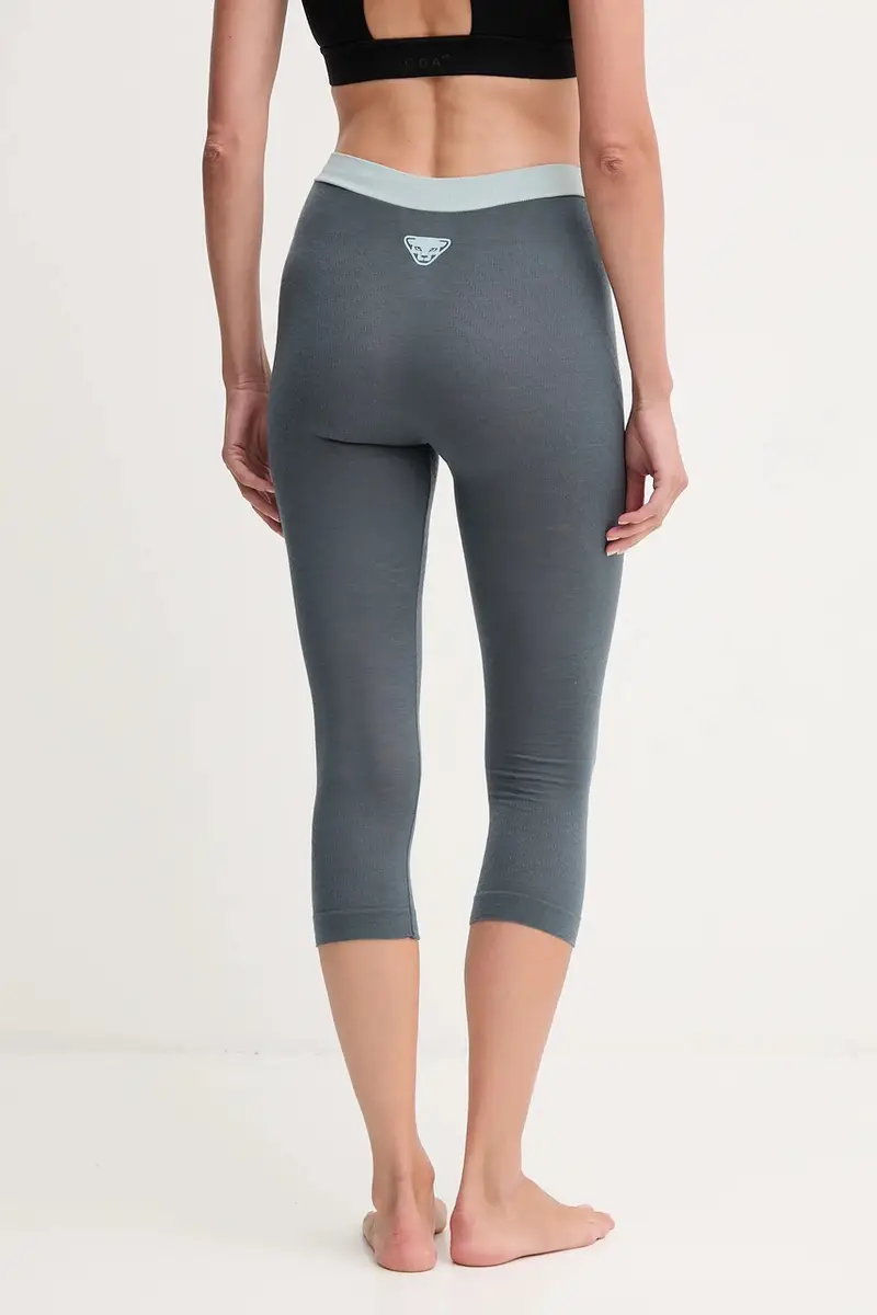 leggings funzionali Tour light Merino colore nero 08.0000071387 Turchese miniatura 3