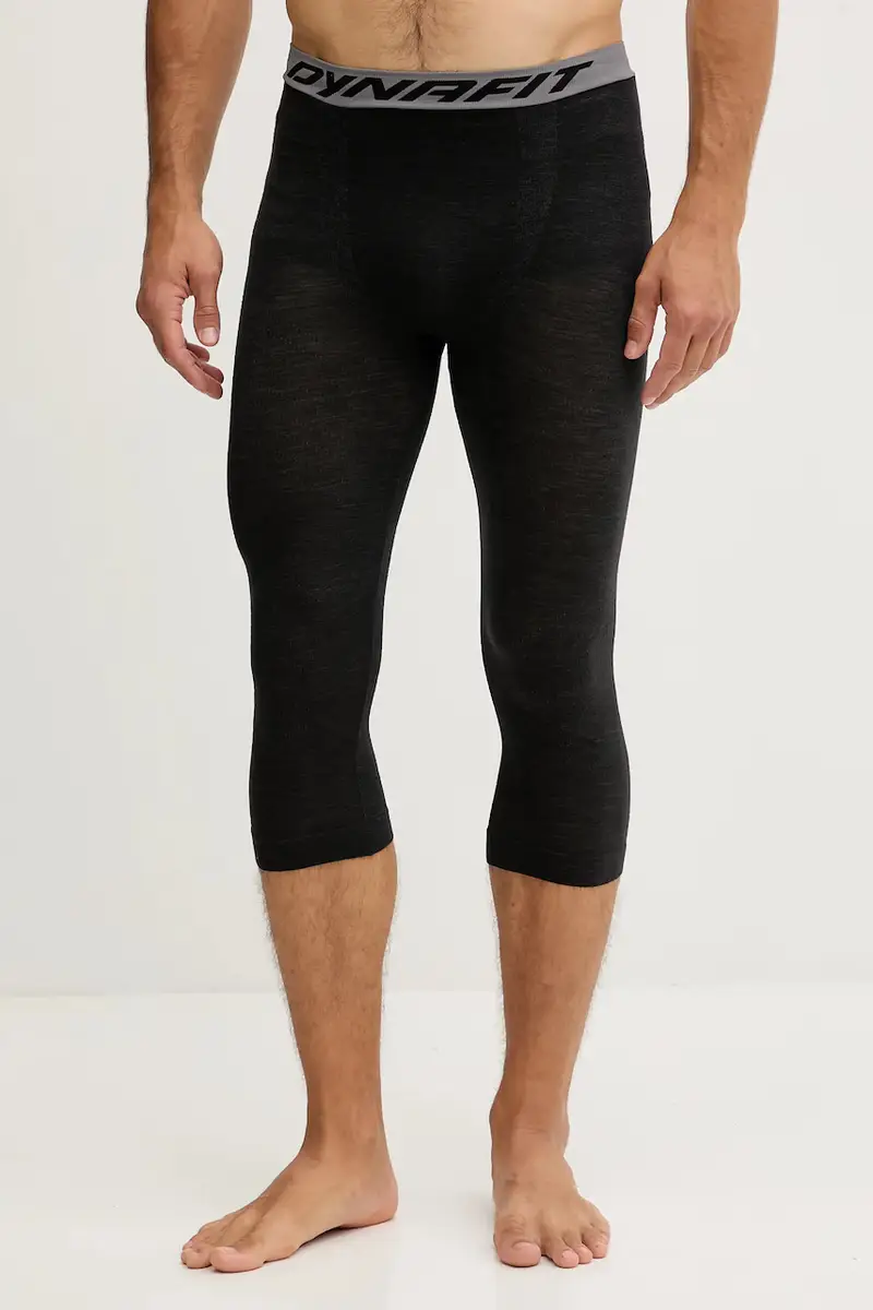 leggings funzionali Tour Light Merino colore verde 08.0000071386 Nero
