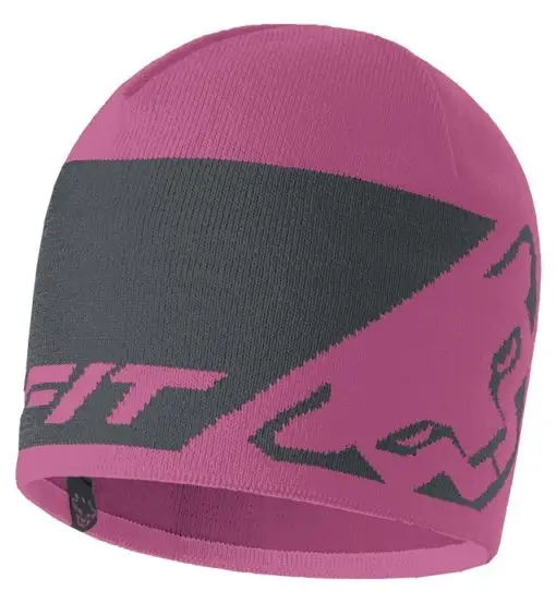 Leopard Logo - berretto Dark Pink