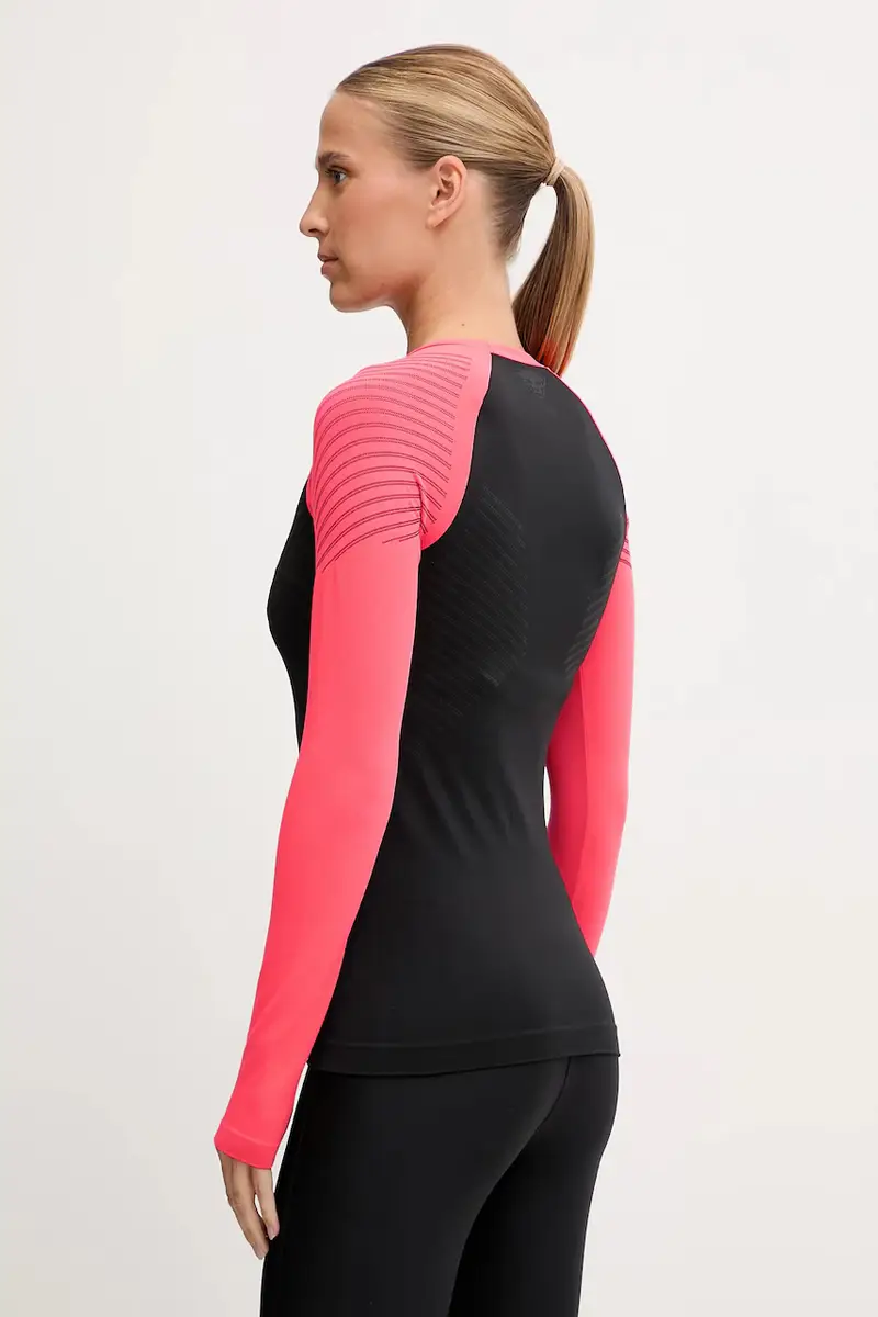 longsleeve funzionale Speed Dryarn colore nero 08.0000071057 Arancione miniatura 3