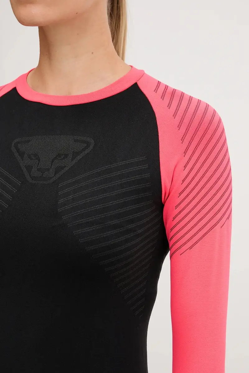 longsleeve funzionale Speed Dryarn colore nero 08.0000071057 Arancione miniatura 5