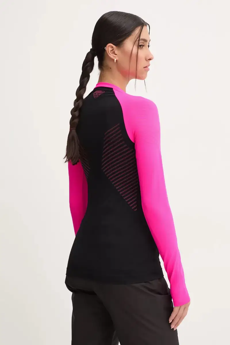 longsleeve funzionale Speed Dryarn colore rosa 08.0000071057 Nero miniatura 2