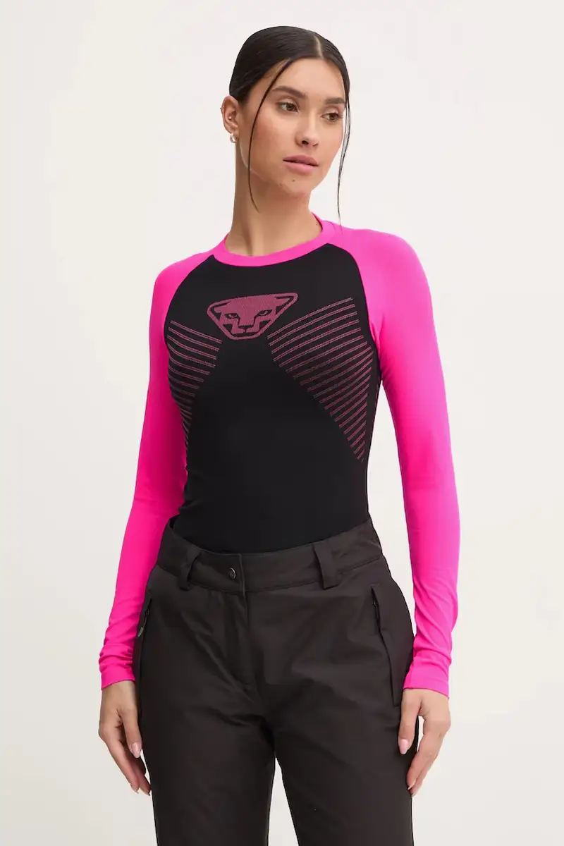 longsleeve funzionale Speed Dryarn colore rosa 08.0000071057 Nero miniatura 3