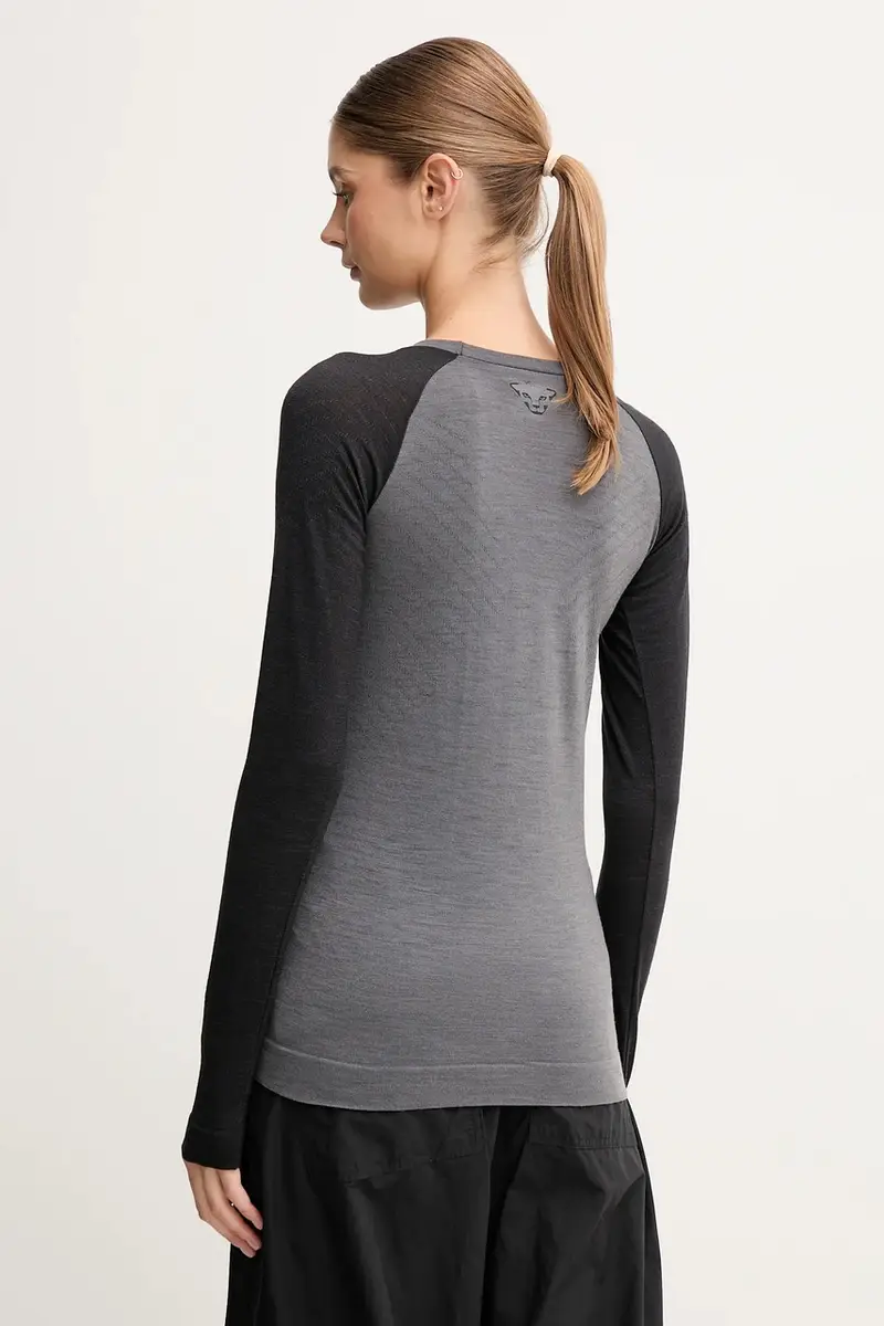 longsleeve funzionale Tour light Merino colore blu 08.0000071365 Nero miniatura 3