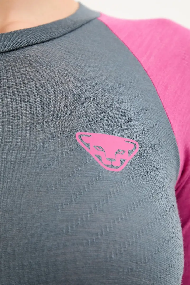 longsleeve funzionale Tour light Merino colore blu 08.0000071365 Rosa miniatura 5