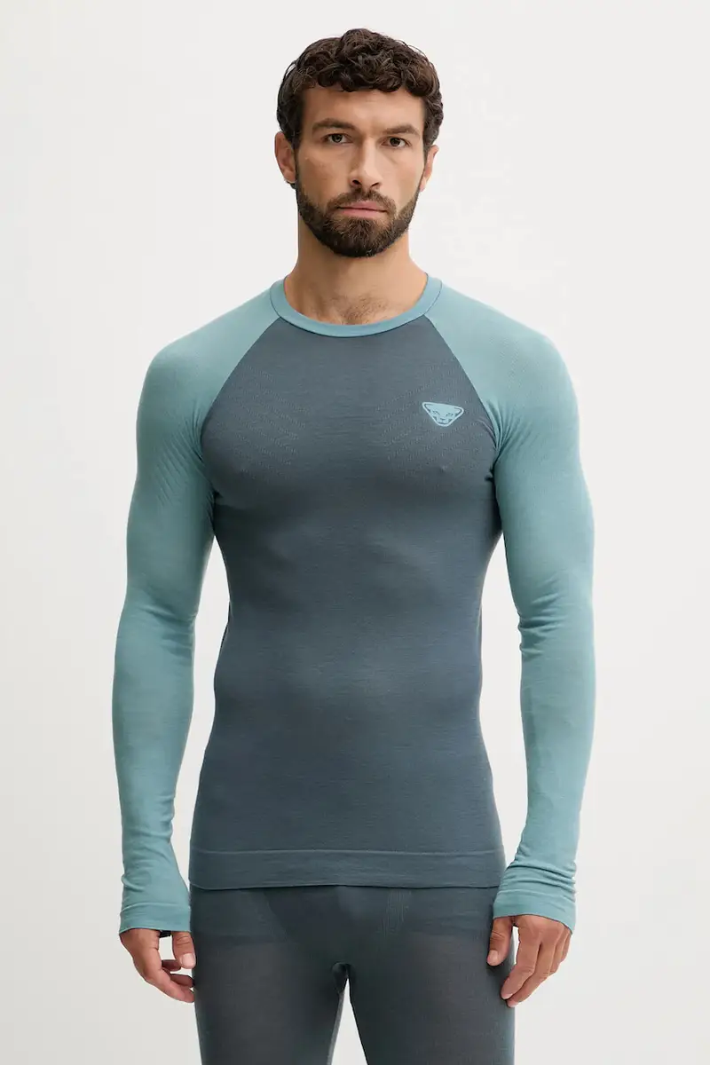 longsleeve funzionale Tour Light Merino colore turchese 08.0000071364