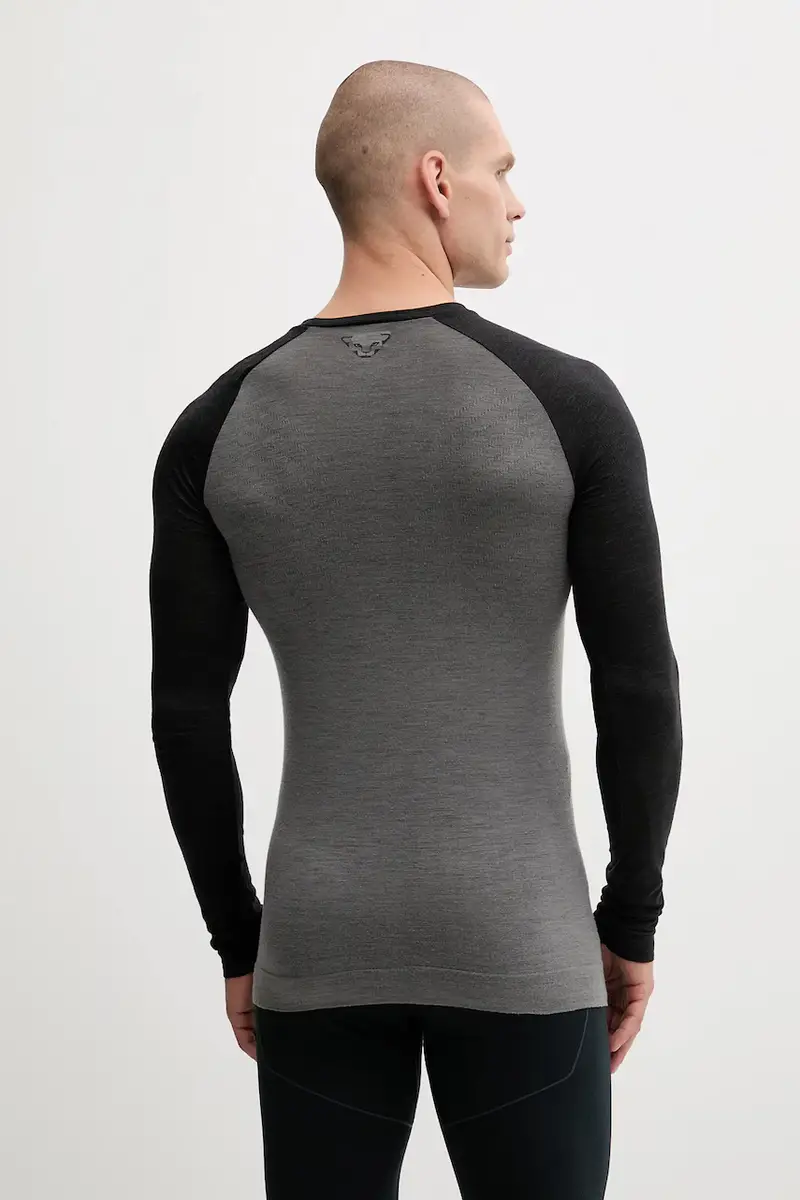 Dynafit Maglia Longsleeve Funzionale Tour Light Merino Grigio miniatura 3