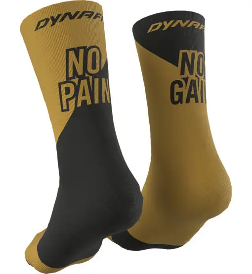 No Pain No Gain - calzini corti Dark Yellow