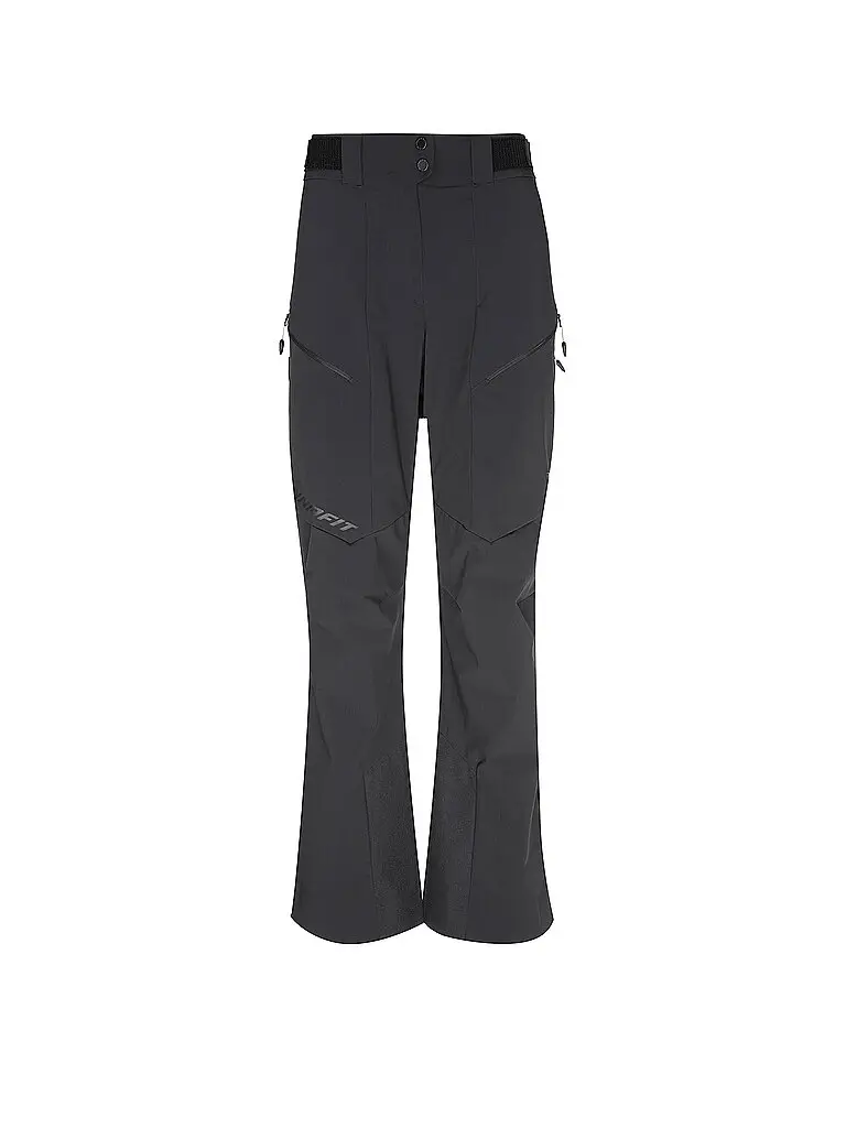 Pantaloni da sci alpinismo softshell da donna Ridge DST nero | L