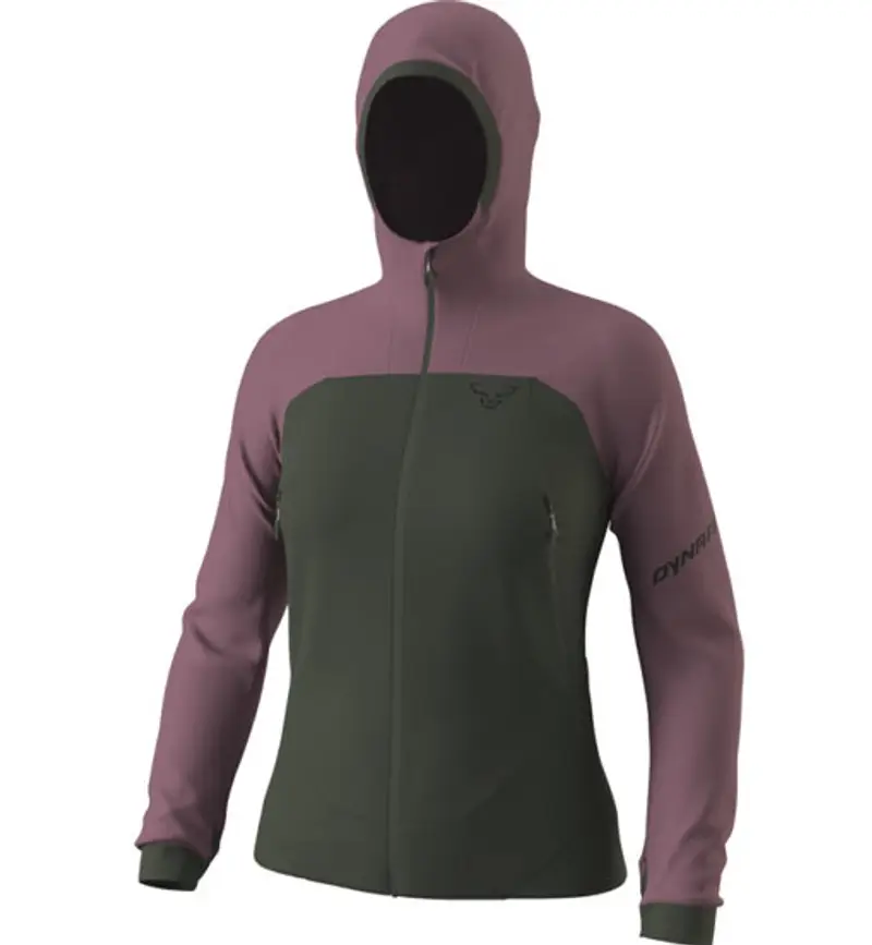 Ridge Thermal Hoody W - felpa in pile - donna Dark Green