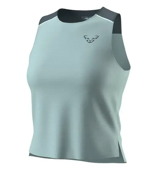 Sky Crop W - top - donna Blue