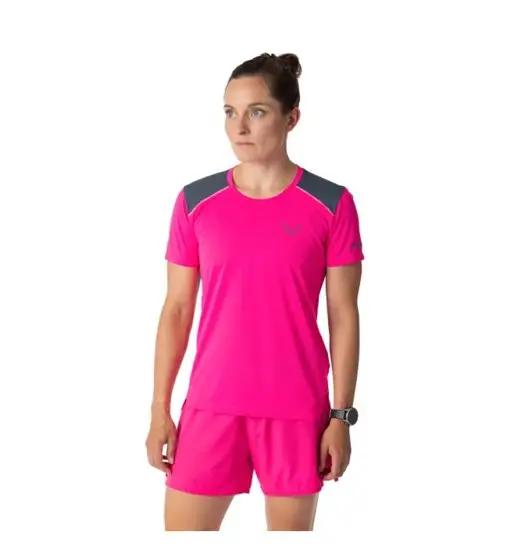 Sky W - maglia trail running - donna Dark Pink