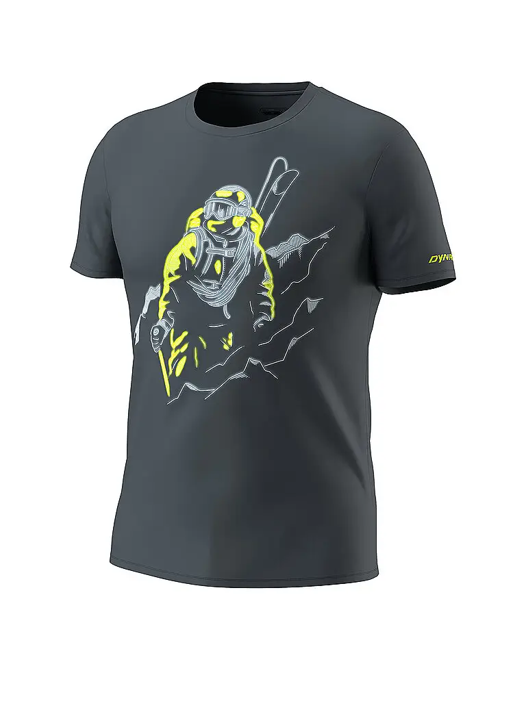 T-Shirt da uomo Blacklight grigio | S