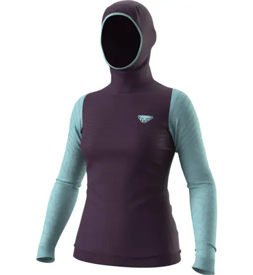 Tigard Merino Hoody W - maglietta tecnica - donna Violet