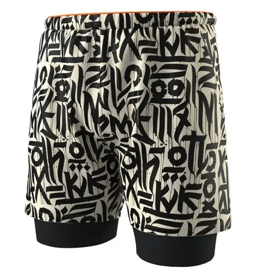 Trail 2In1 M - pantaloni trail running - uomo Dark White