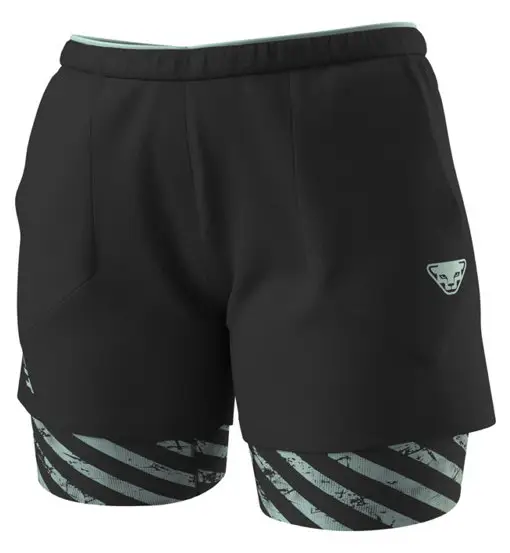 Trail 2In1 W - pantaloni trail running - donna Black