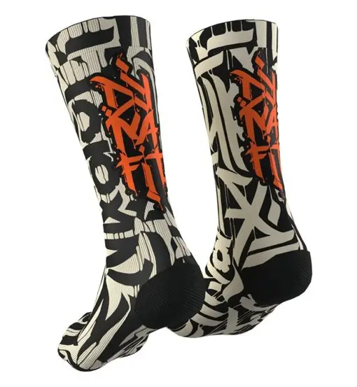 Trail - calzini trail running Dark White