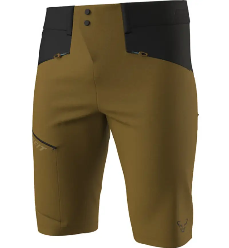 Transalper Dst M - pantaloni corti alpinismo - uomo Dark Yellow