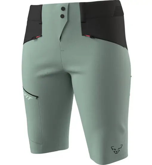 Transalper Dst W - pantaloni corti alpinismo - donna Green