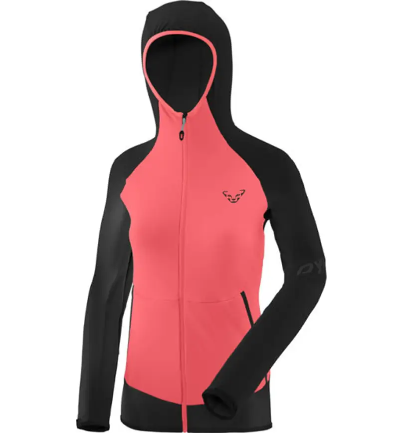 Transalper Light Polartec - felpa in pile con cappuccio - donna Black