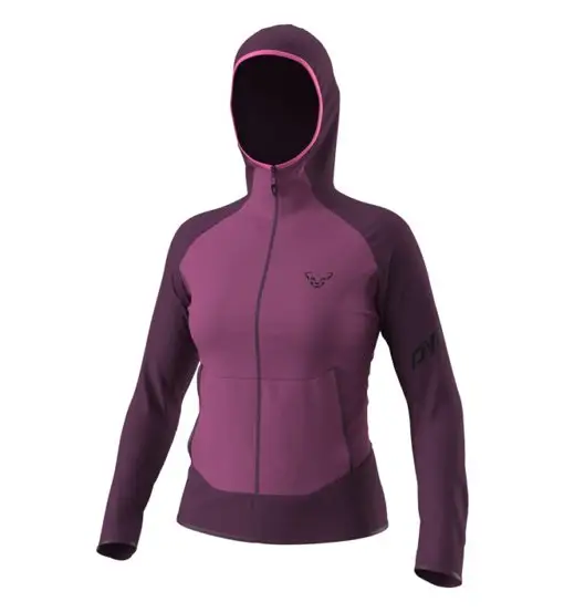 Transalper Light Polartec - felpa in pile con cappuccio - donna Dark Pink