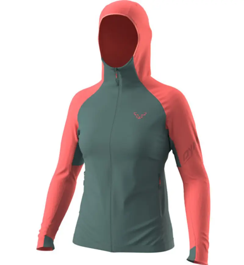 Transalper Ptc Hooded W - felpa in pile - donna Green