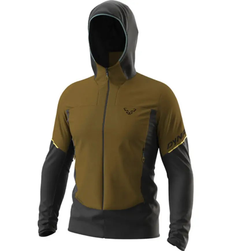 Traverse Alpha Hooded M - giacca ibrida - uomo Dark Yellow