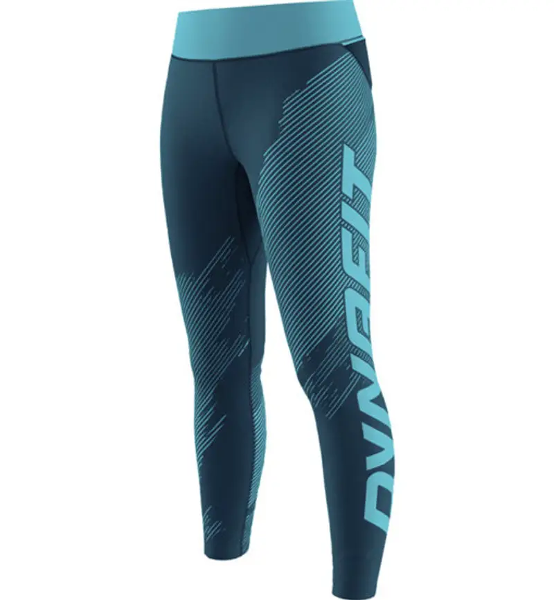 Ultra Graphic Long - pantaloni trail running - donna Blue