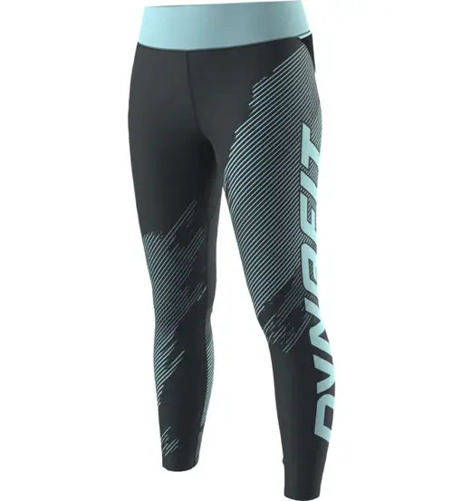 Ultra Graphic Long - pantaloni trail running - donna Blue