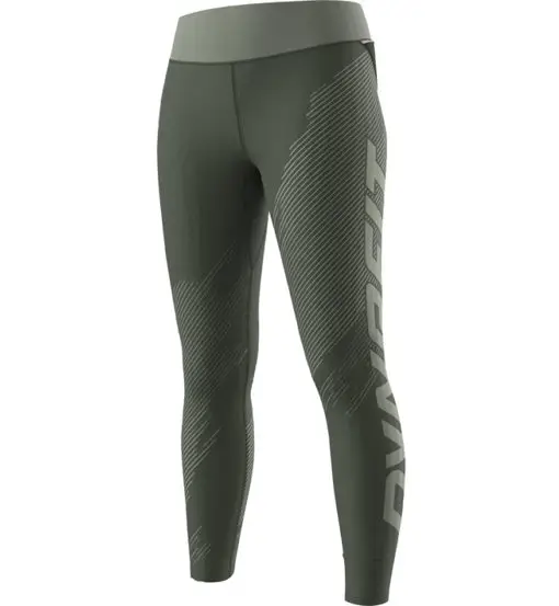 Ultra Graphic Long - pantaloni trail running - donna Green