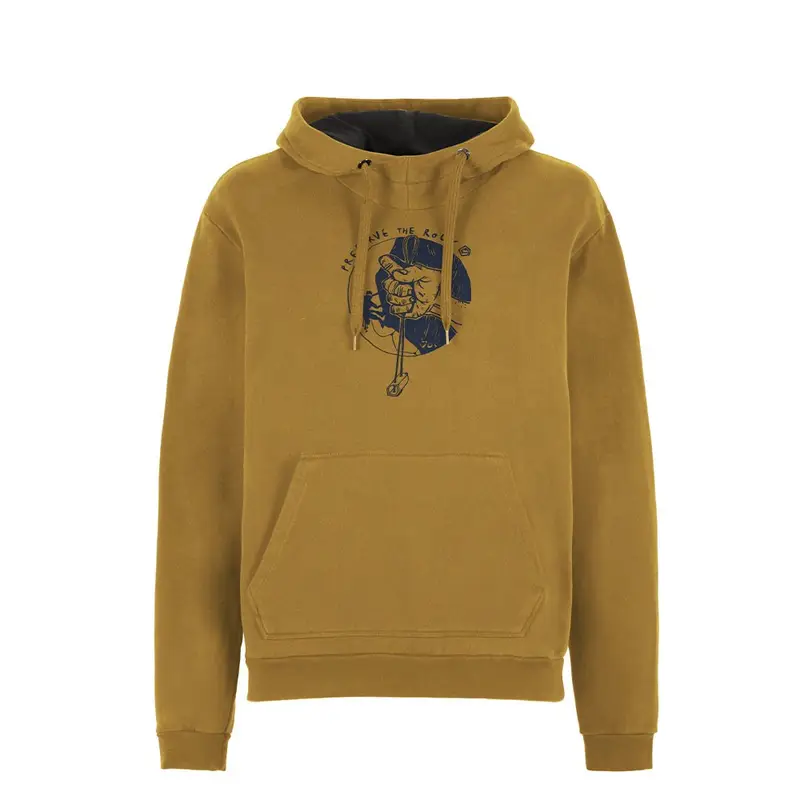 E9 Felpa Arrampicata Hood Curry 70S Uomo XL