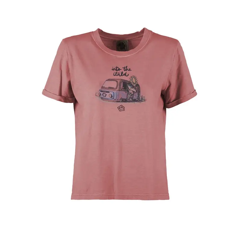 E9 T-Shirt Wild Rosa Flamingo Donna S