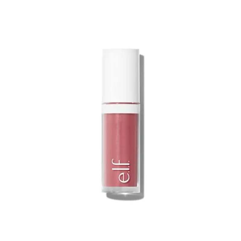 e.l.f. Camo Liquid Blush, blush liquido a lunga tenuta altamente pigmentato, crea un finish delicato effetto umido, prodotto vegano e non testato sugli animali, Cheeky Lychee miniatura 3