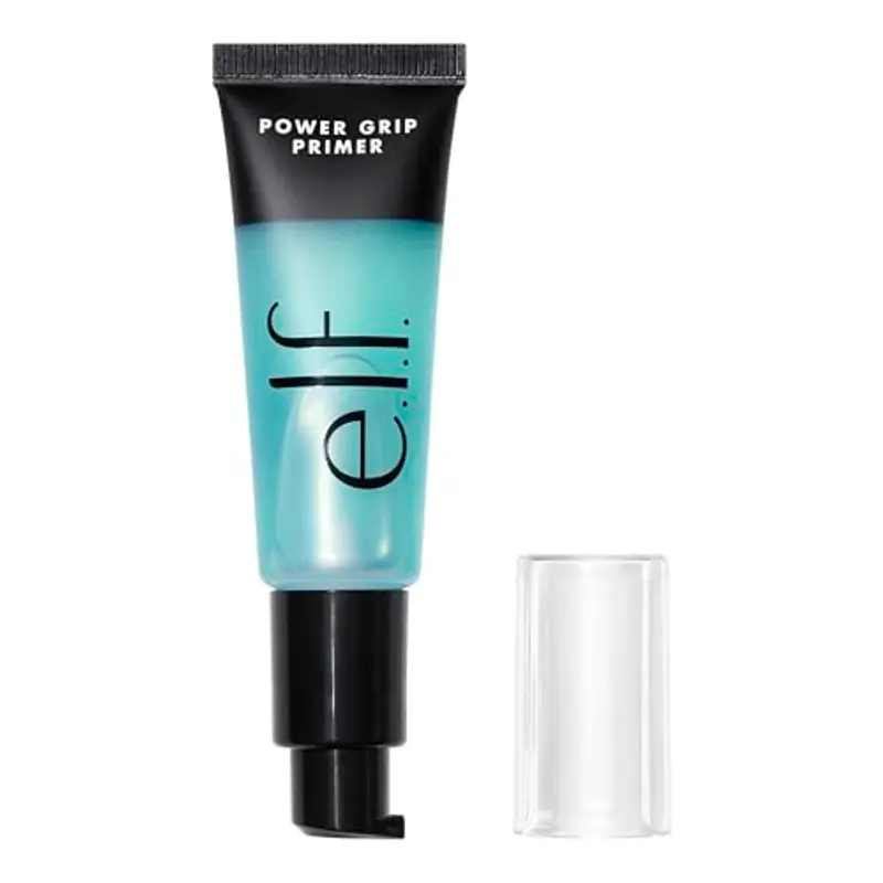 e.l.f. Power Grip Primer, primer viso idratante a base di gel, leviga la pelle e fa aderire il make-up, idrata e prepara la pelle, 24 mL (0,811 fl oz), trasparente
